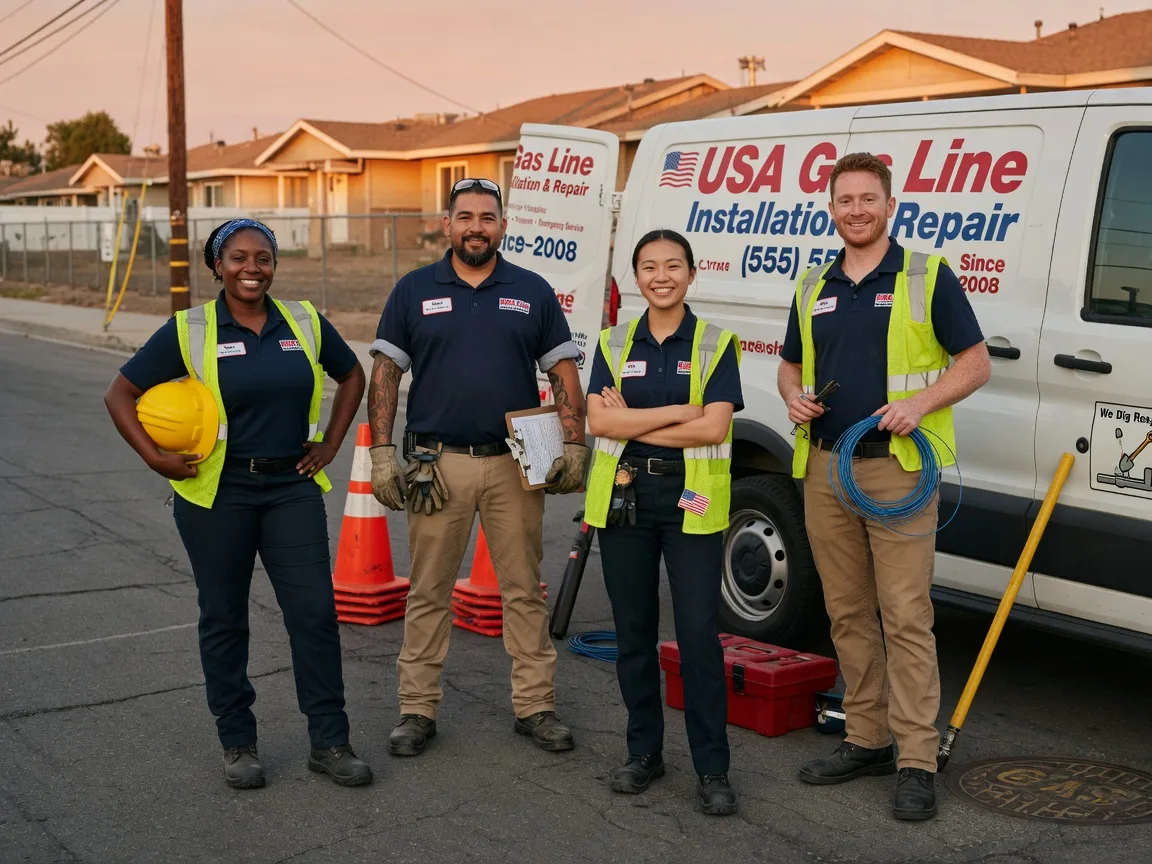 Gas Line Installation company in Bronson, TX